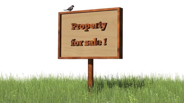 Sign In Grass 