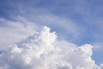 Naklejka premium Cloud on blue sky