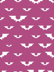 Halloween concept seamless pattern background with funny bats