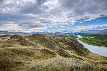 summer mountain landscape
