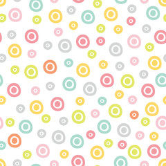 Cute polka dot pattern. Seamless pattern can be used for wallpaper, pattern fills, web page background, surface textures.