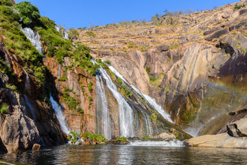 Fototapeta na wymiar Falls Ezaro in Spain