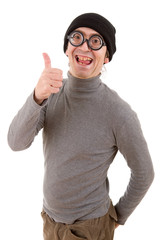 geek man