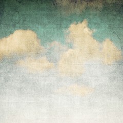 Vintage cloudy sky