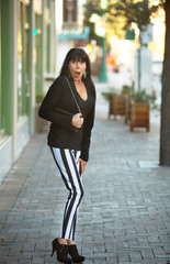 Obraz premium Surprised Woman on Street
