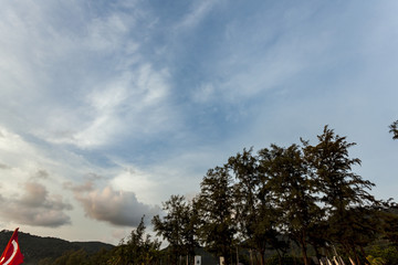 Obraz premium The sky at sunset