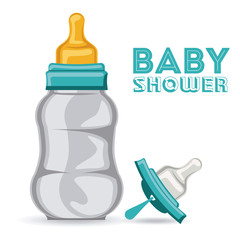 Fototapeta premium Baby Shower design 