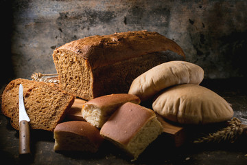 Variation of homemade bread