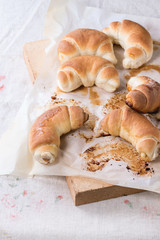 Fresh baked crescent rolls