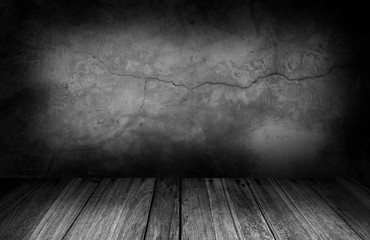 interior room with gray stone wall