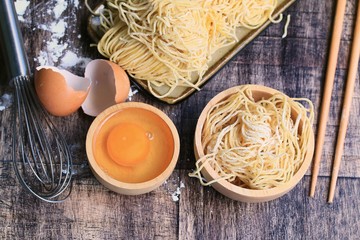 yellow egg noodles