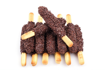 snack food biscuit stick chocolate coated