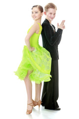 beautiful couple dance