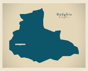Modern Map - Badghis AF