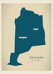 Modern Map - Jowzjan AF