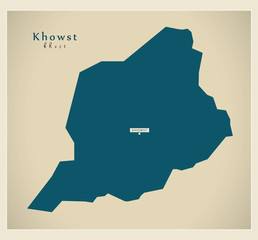 Modern Map - Khowst AF
