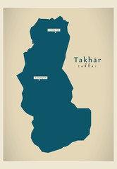Modern Map - Takhar AF