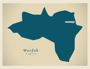 Modern Map - Wardak AF