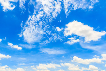 Blue sky with cloudscape