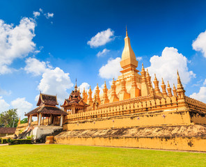 Wat Thap Luang in Vientian of Laos 