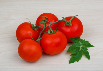 Tomatoes on the branch