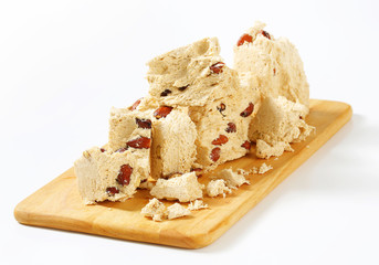 Halva with almonds