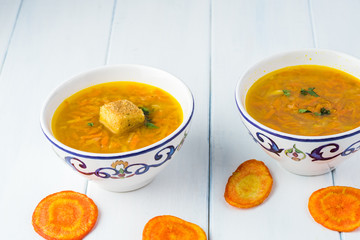 Carrot soup.