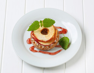 Apple crumble cookie