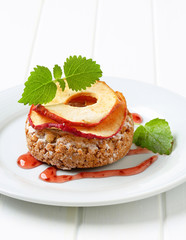 Apple crumble cookie
