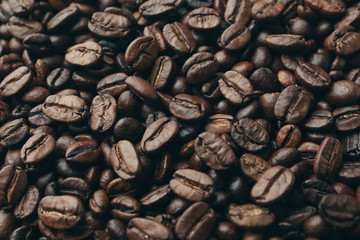 Coffee beans background