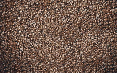 Coffee beans background