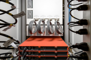 back side of network core switch