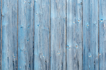 Wooden texture of blue color as background