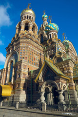Fototapeta na wymiar Church in Sankt- Petersburg