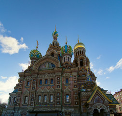 The famous Church of the Savior on Blood in St. Petersburg