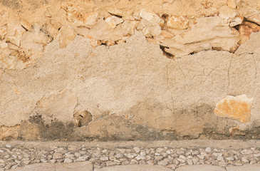 Alte marode Hauswand