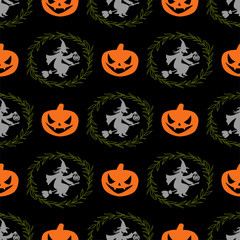 Halloween seamless pattern