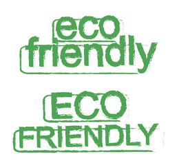 Eco friendly ecology sign. Green