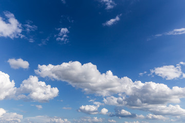 Naklejka na ściany i meble Clouds in blue sky day