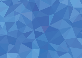 Blue White Polygonal Mosaic Background, Vector illustration, Cre