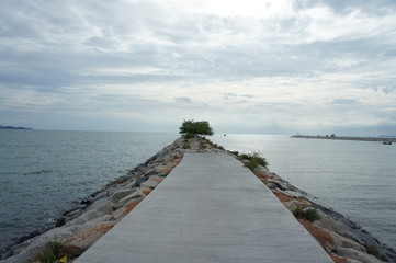 Fototapeta na wymiar Pathway to the sea