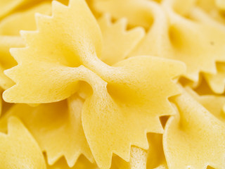 Farfalle close up