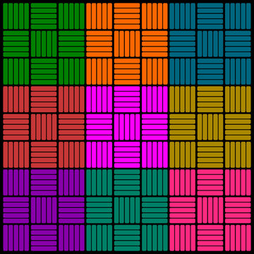 Abstract colorful square pattern background vector