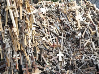 Hill of crosses  in Lithuania