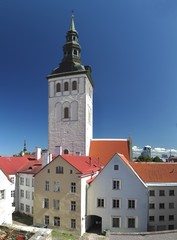 Fototapeta na wymiar St. Nicholas Church in Tallinn