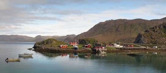 Trollholmen village in northern Norway