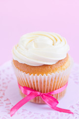 Homemade White Cupcake