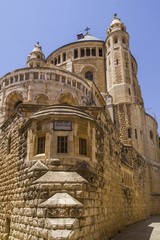Fototapeta na wymiar Church Of Dormition On Mount Zion,Jerusalem, Israel.