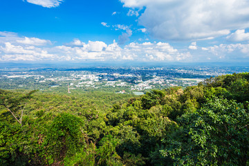 Fototapeta na wymiar Chiangmai aerial view