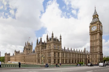 Deurstickers Big Ben and Parliament in London © nadl2022
